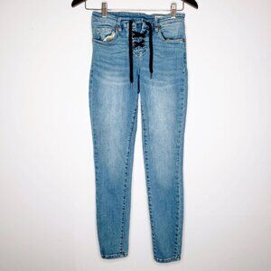 Blank NYC Skinny Classique Laced Front Jeans 26